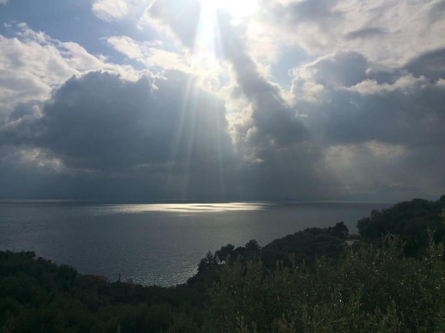 Pelion Mountain & Sea Villa - Private Studio Ano Gatzea Екстер'єр фото